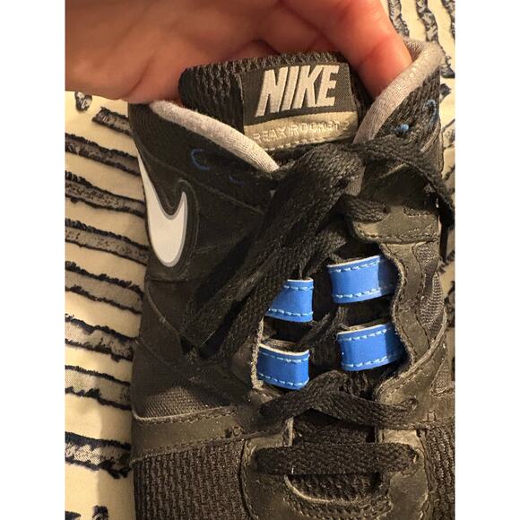 Nike REAX Rocket 2 running shoes gym black blue fair condition men's size 13 - Picture 10 of 10